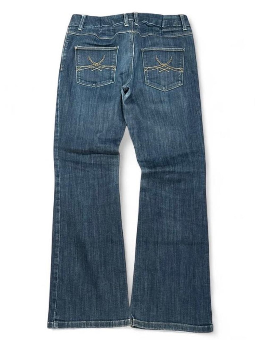 Y2K M&S Embroidered Low Rise Slim Bootcut Jeans